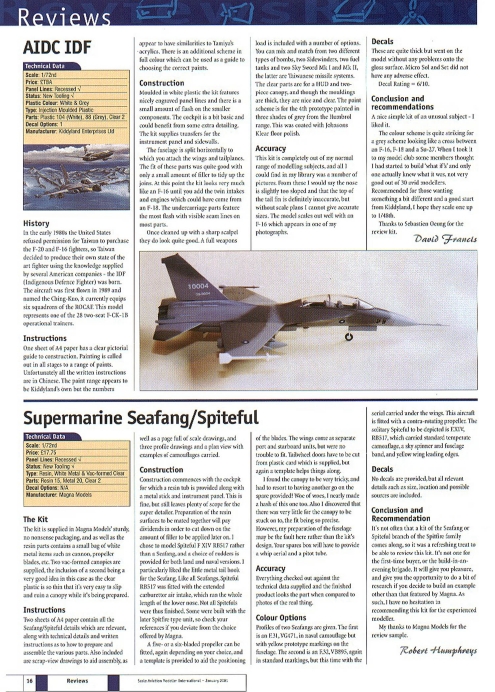 Scale Aviation Modeller International 2001-01